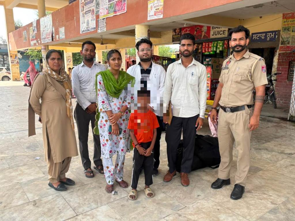 Childhood is not for begging but for giving wings to dreams One child rescued during action against child begging in Lehragaga